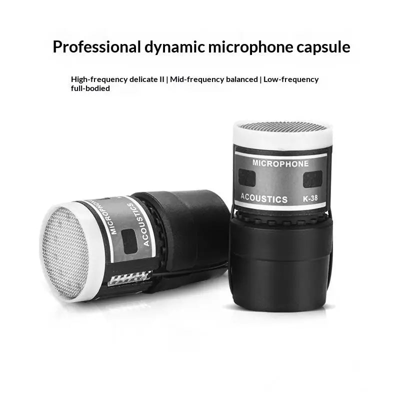 Microphone Cartridge Dynamic Core Capsule K38 Wired Wireless Qme