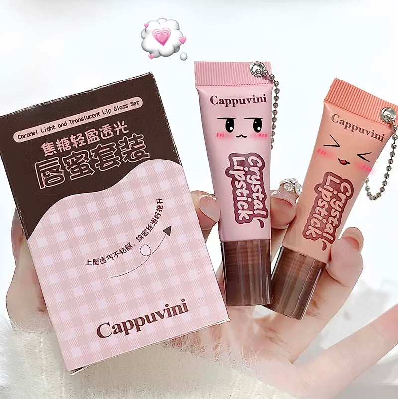 Jelly Purple Translucent Lip Gloss Hydrating Mirror Finish Lip Cream Bright Glassy Moisturizing Plumper Long Lasting Lips Makeup Qme