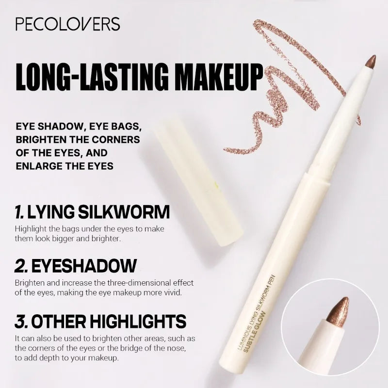 6-color Eye-reclining Pen Highlighter Brighten Eyes Eyeshadow Eye Qme