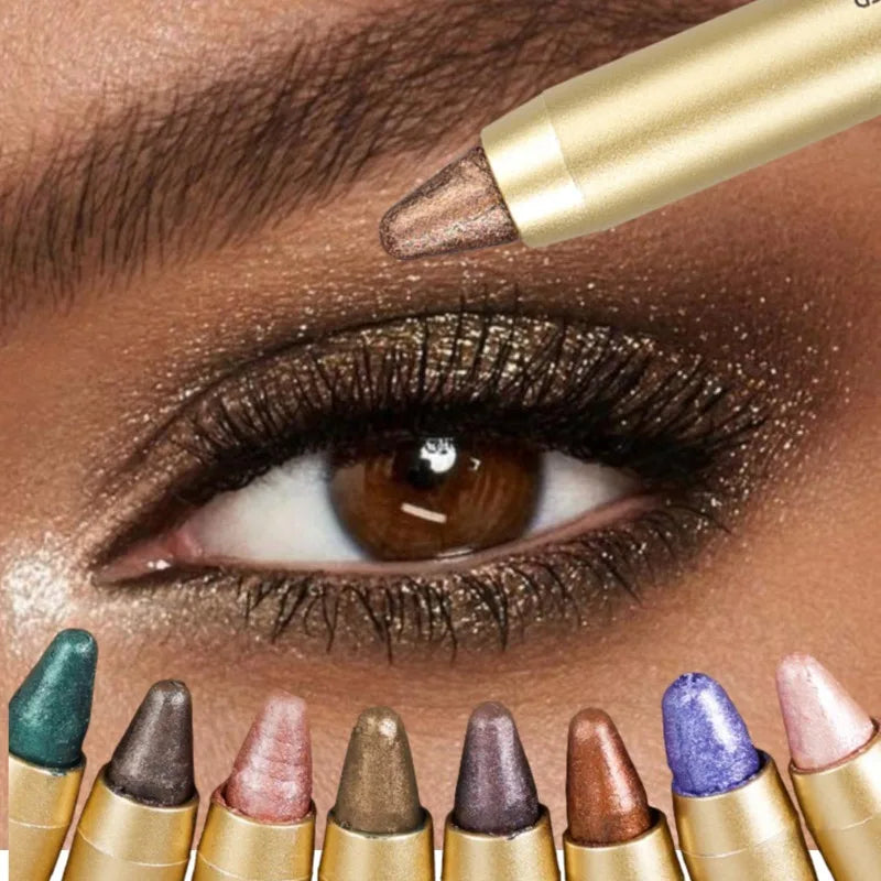 Gold Tube Eye Shadow Pen Multi-color Selection Highlights Brighten Qme