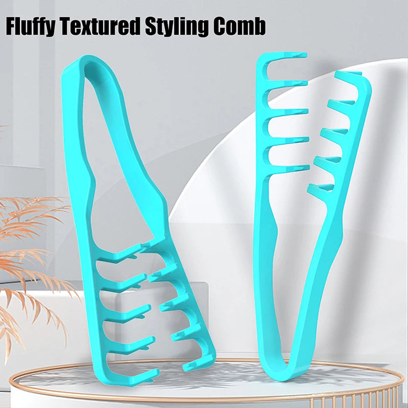 Volumizing Wide-tooth Hair Styling Comb Curling Tools Fluffy Texture Qme