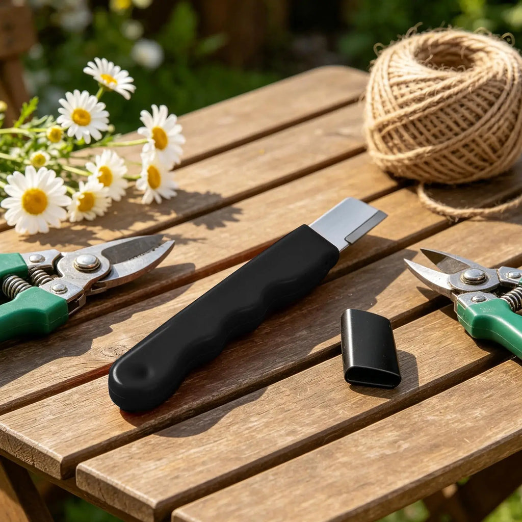 Garden Tool Sharpener Edge Sharpening Stone Clipper Cutter Pruners Qme