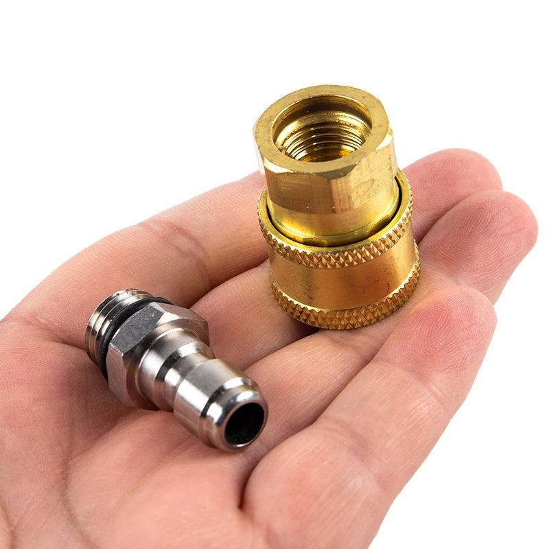 1 4 Female Quick Connect M14 5 Thread Pressure Washer Connector Qme