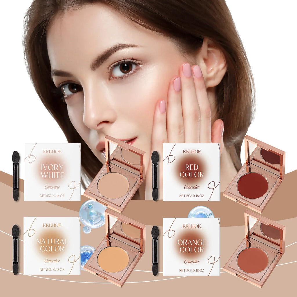 Concealer Lightweight Natural Coverage Of Skin Blemishes Spot Acne Print Cover Dark Circles Long-Lasting Non-Removing Makeup Qme