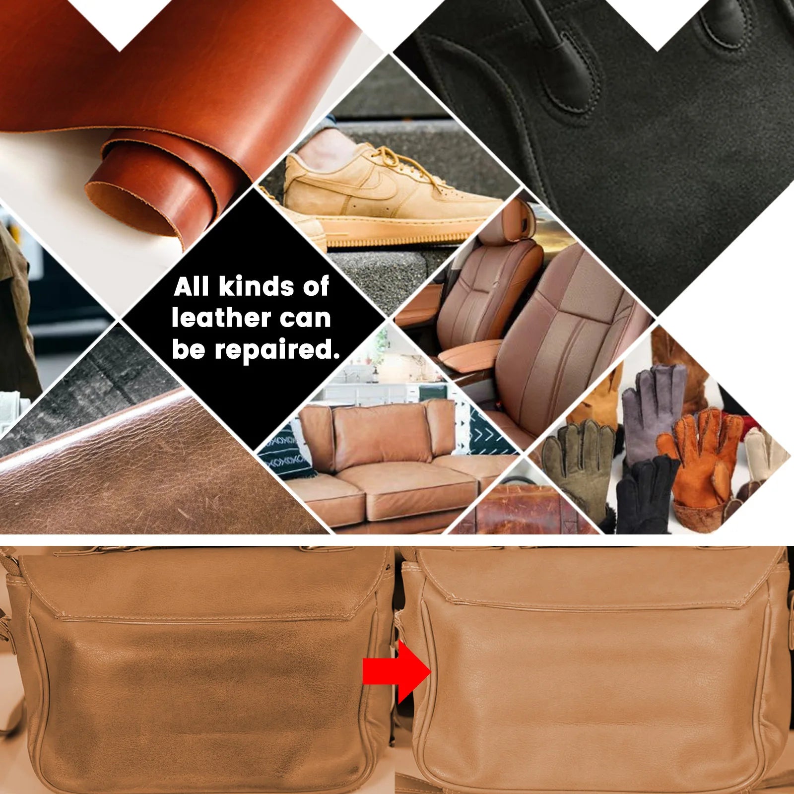 Leather Maintenance Oil Shoes Cloth Sofa Bags Seat Leather Polishing Scratches Dust Removal Anti Cracking Leather Restorer Paste Qme