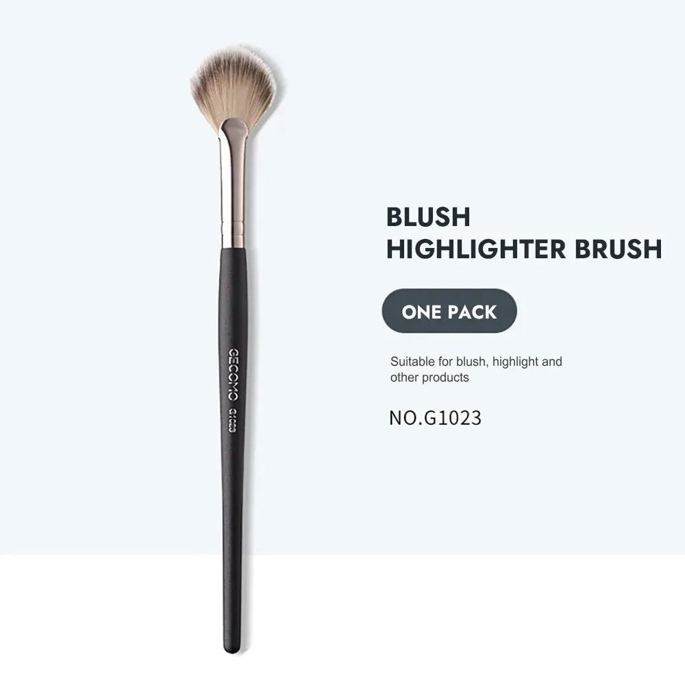 Highlighting Brush Soft Blusher Powder GECOMO Cosmetic 1 Make Up G1023 Qme G1023