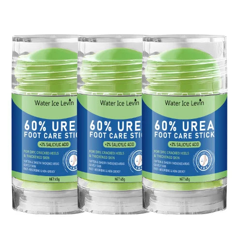 Foot Care Stick for Dry Cracked Heels,Softening & Smoothing Formula with Salicylic Acid & Urea,Fast Absorbing,Non-Greasy Qme army green 45g