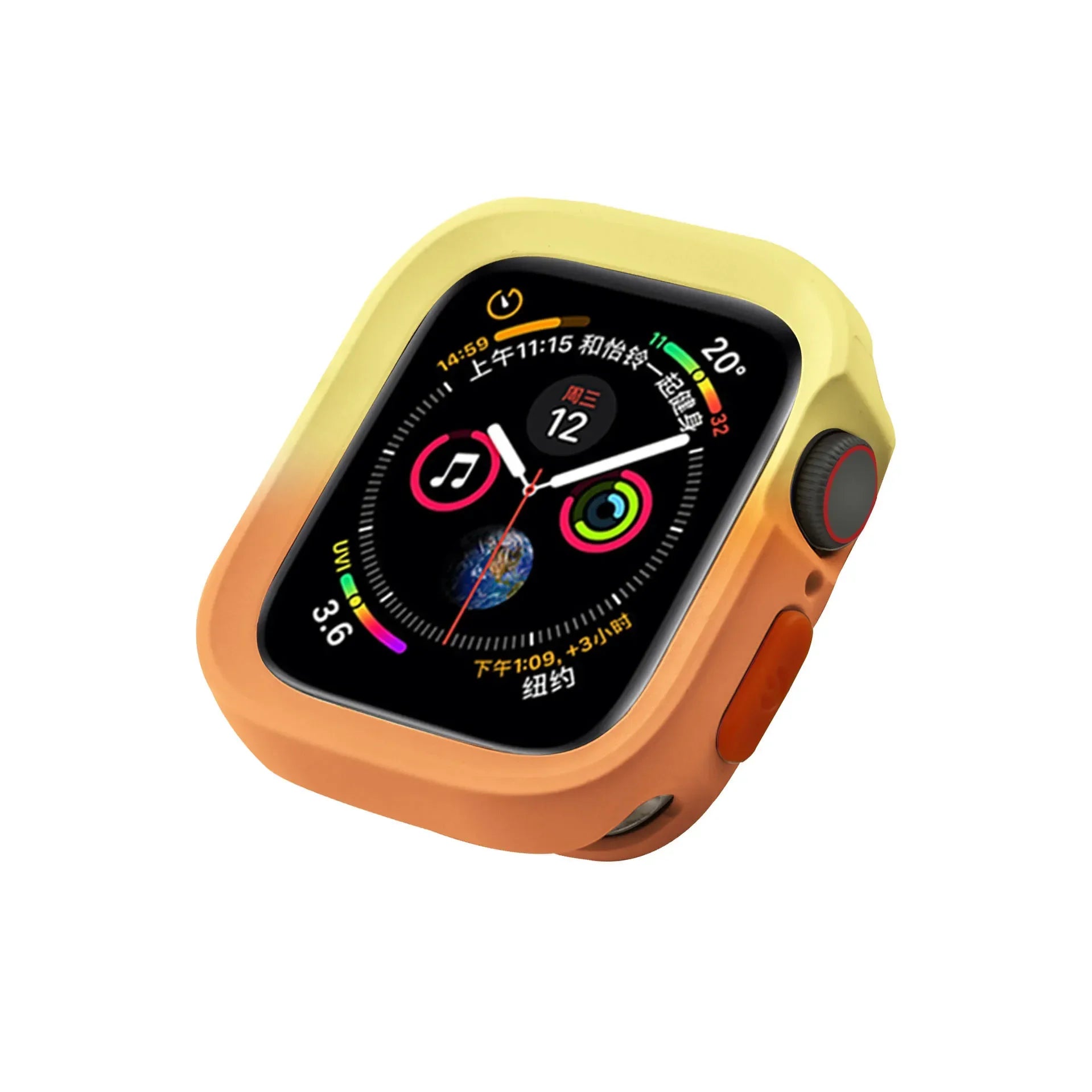 2024 Bumper Soft Silicone Case Apple Watch 9 8 7 6 SE 5 Sport