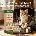 Peppermint Oil Care Drops Relieve Tension & Anxiety Soothing Emotion Reduce Impulsive Behavior Calming Aid Natural Catnip Liquid Qme Default Title