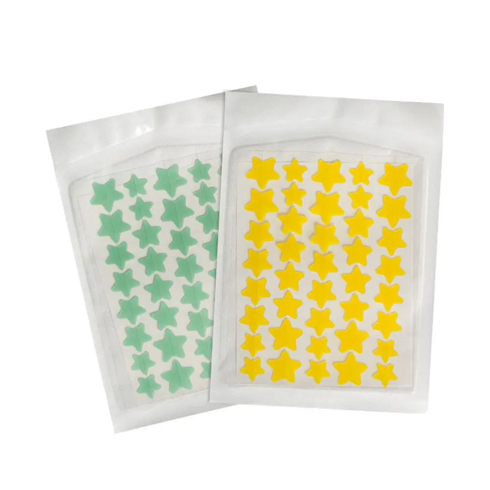 35/40Pcs Colorful Cute Star Heart Shaped Acne Treatment Sticker Invisible Acne Cover Removal Pimple Patch Skin Care Qme
