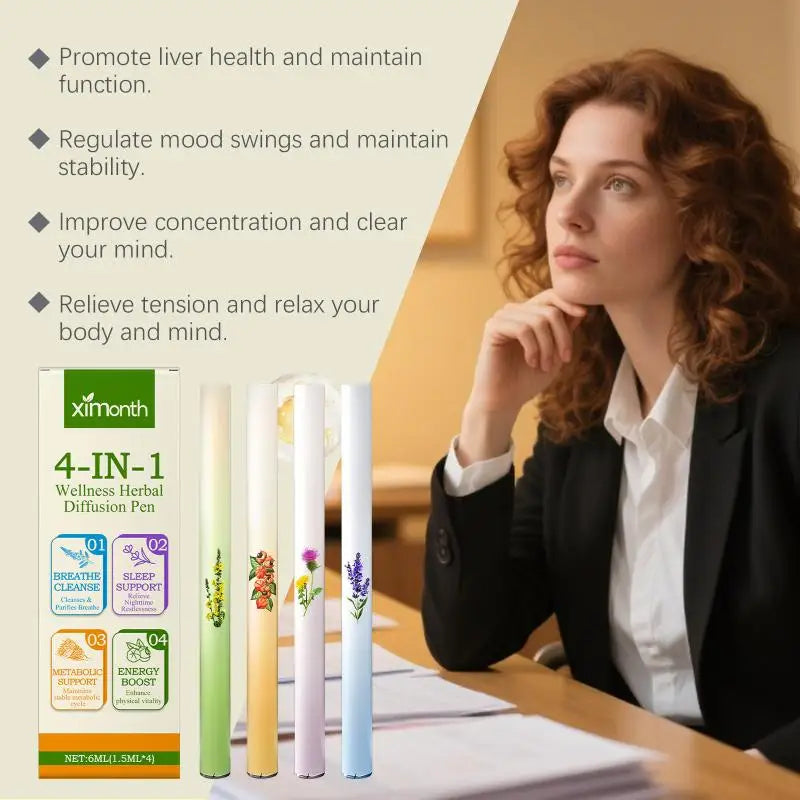 Herbal Purifier Diffuser 1 Mullein Thyme Mint Guarana Breathing Qme
