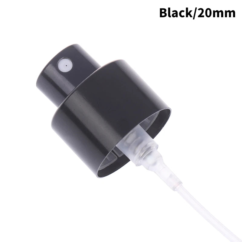 Bayonet Aluminum Perfume Bottle Matching Nozzle Cap Fine Mist Sprayer Qme Black 20mm