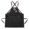Thickened Canvas Apron Bike Maintenance and Repairing Apron Carpentry Craftsman Plantsman Working Apron Qme black