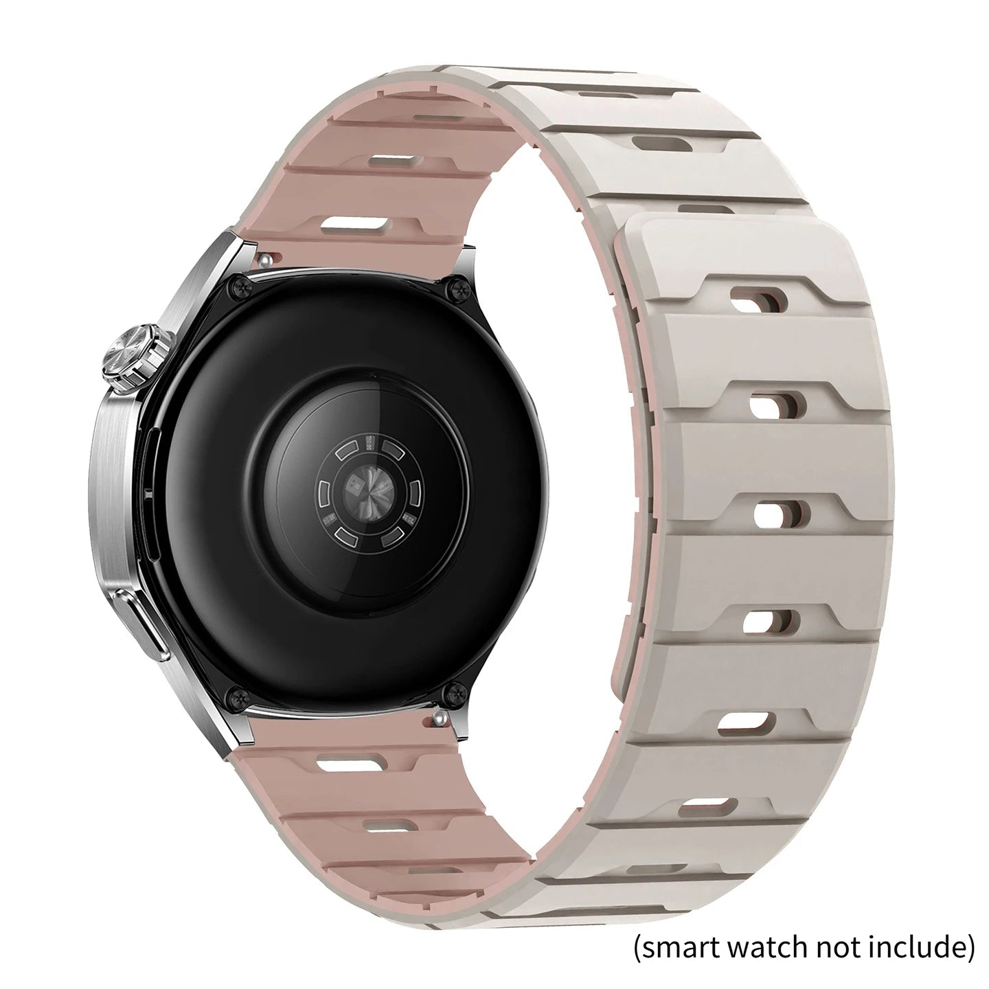 18mm 20mm 22mm Silicone Strap For Huawei GT6 Pro 46mm Magnetic Band For Samsung Galaxy Watch 7 6 5 4 40MM 44MM Qme
