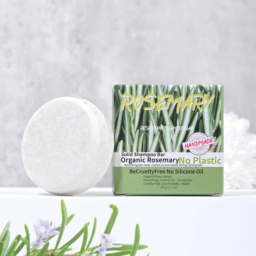 Natural Fragrance Rosemary Shampoo Soap Handmade Oil Control Dandruff Qme