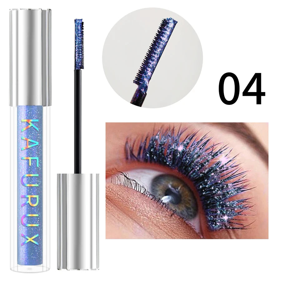 Diamond Mascara Shining Sweet Proof Glitter Eyelashes Quick Dry Qme 04