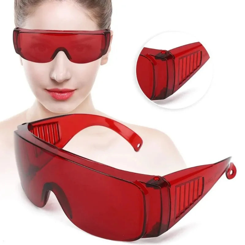 Colorful goggles, waterproof, splash proof, anti fog glasses, blinds, multifunctional labor protection glasses Qme