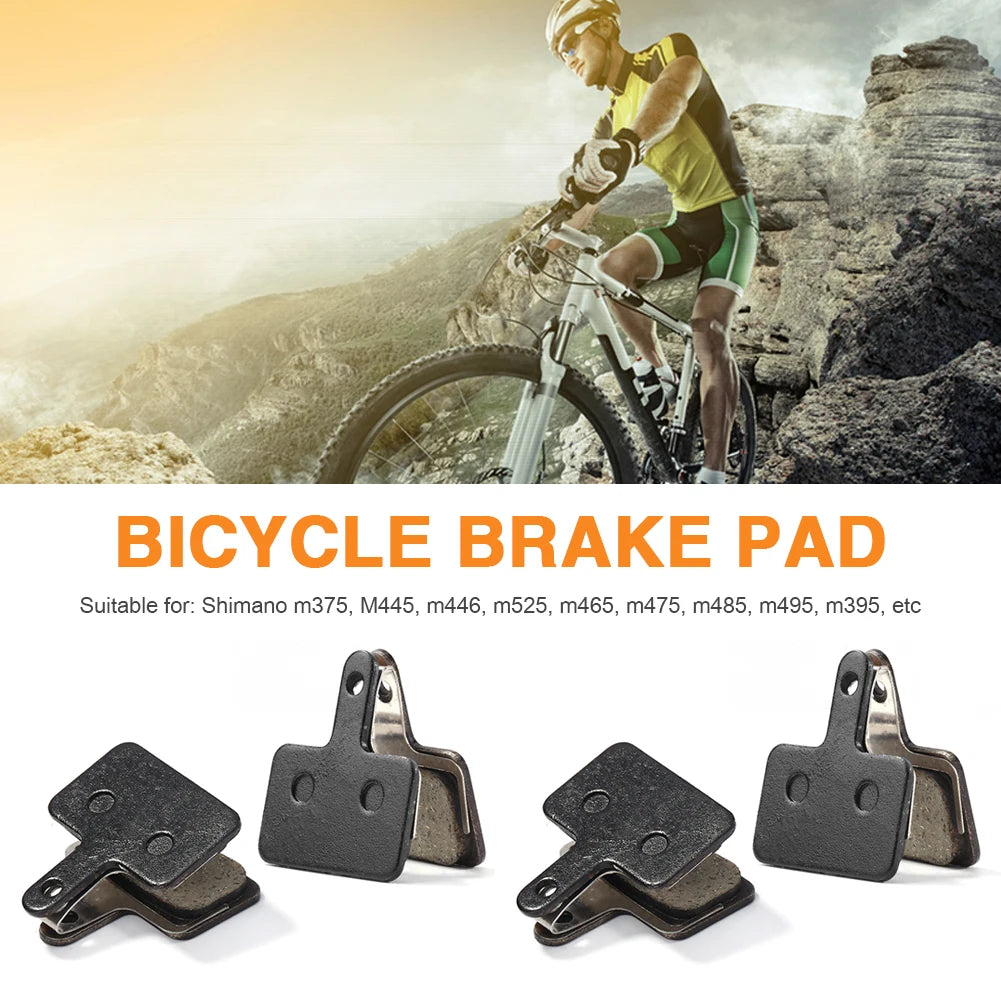 8x MTB Bicycle Resin Disc Brake Pads Bike Brake Cycling Parts for M375 M445 M446 Mountain Road Bike Accessories Qme