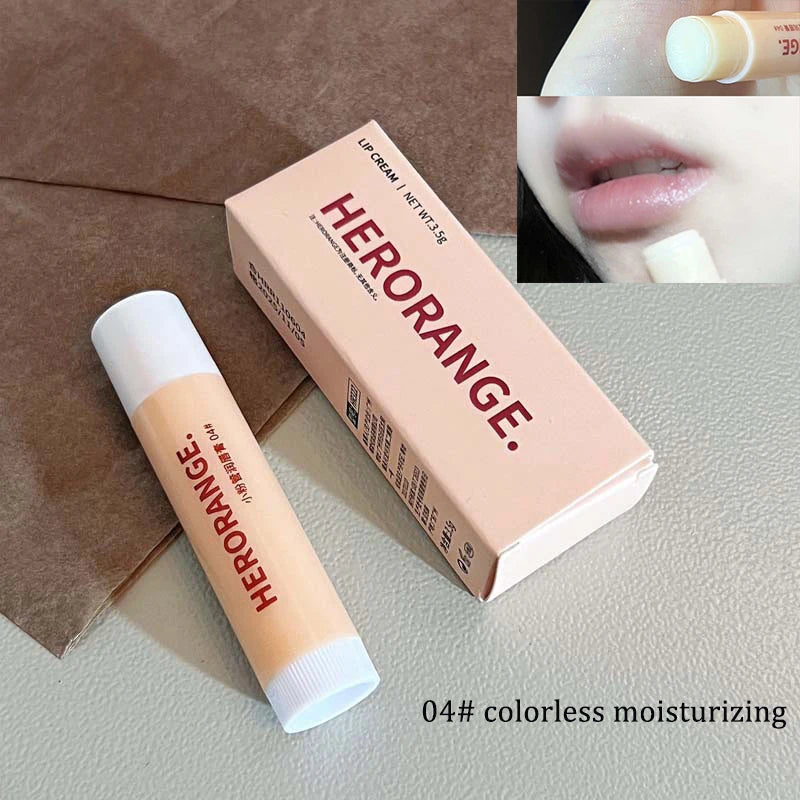 Colored Moisturizing Lip Balm Set Makeup Jelly Almond Coffee Lip Tint Nude Rose Black Tea Lipstick Primer Colorless Lip Care Qme 1pcs-04