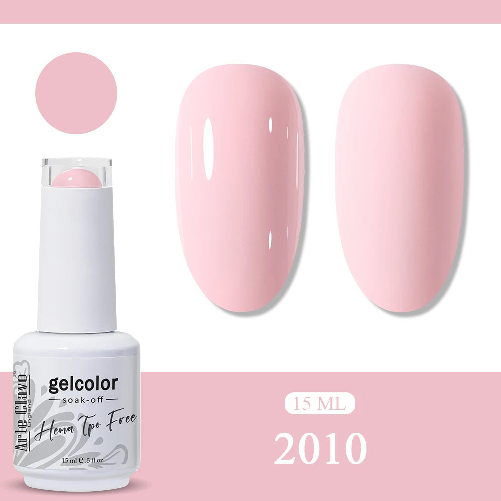 Arte Clavo Rainbow Gel Nail Polish Semi Permanent Art UV LED Lamp