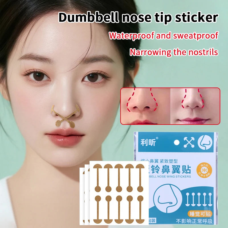 Nose Wing Reduction Stickers Invisible Nasal Strips Non-surgical Qme