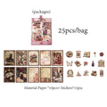 Retro Floral Animal & Figure Sticker Pack, Decor Stickers for Phone Case, Water Cup, Storage Box, Luggage & Photo Frame Qme F