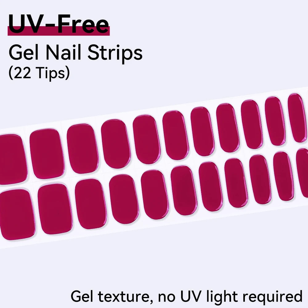 22Tips Full Cover Nail Stickers Valentine's Day Love Polish Sticker Qme BSA-0208