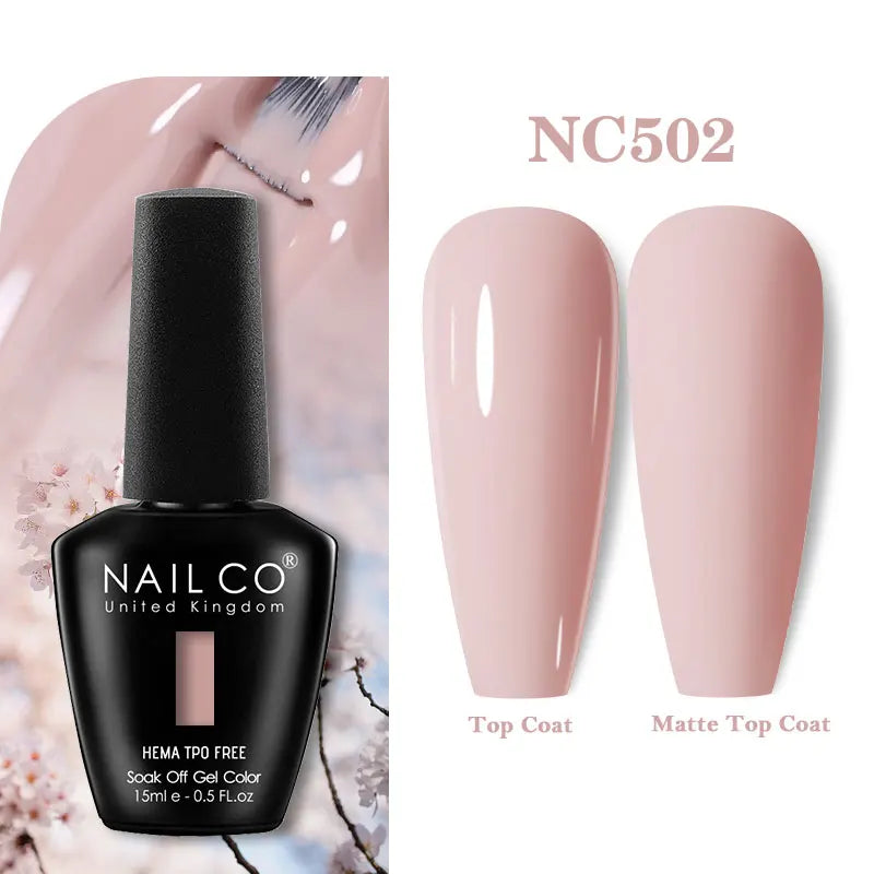 NAILCO Green Series Dark Gel Nail Polish Lasting Hybrid Base Matte