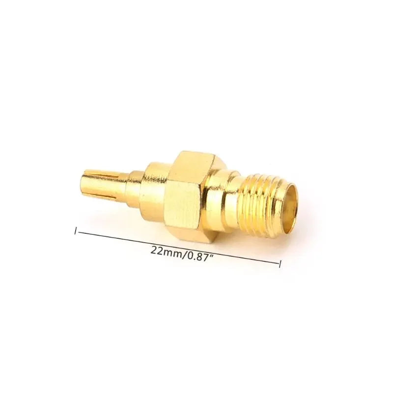 ESCAM CRC9 Male Plug To SMA Female Jack RF Connector Coaxial Converter Adapter Straight Qme 10pcs