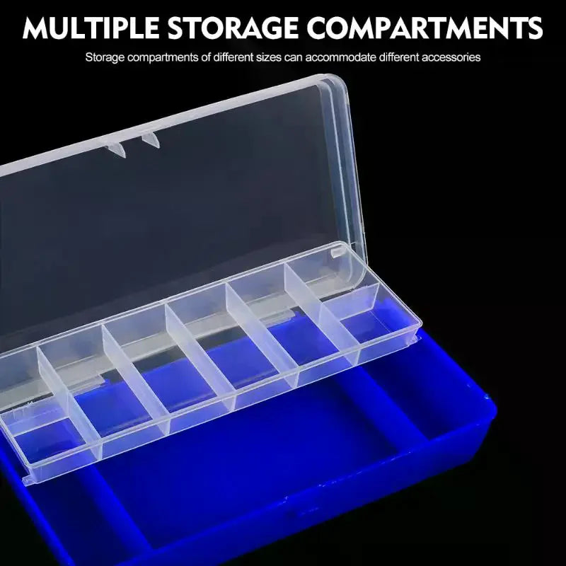 Double Layer Bait Container Fishing Tackle Boxes Portable Organizer Qme