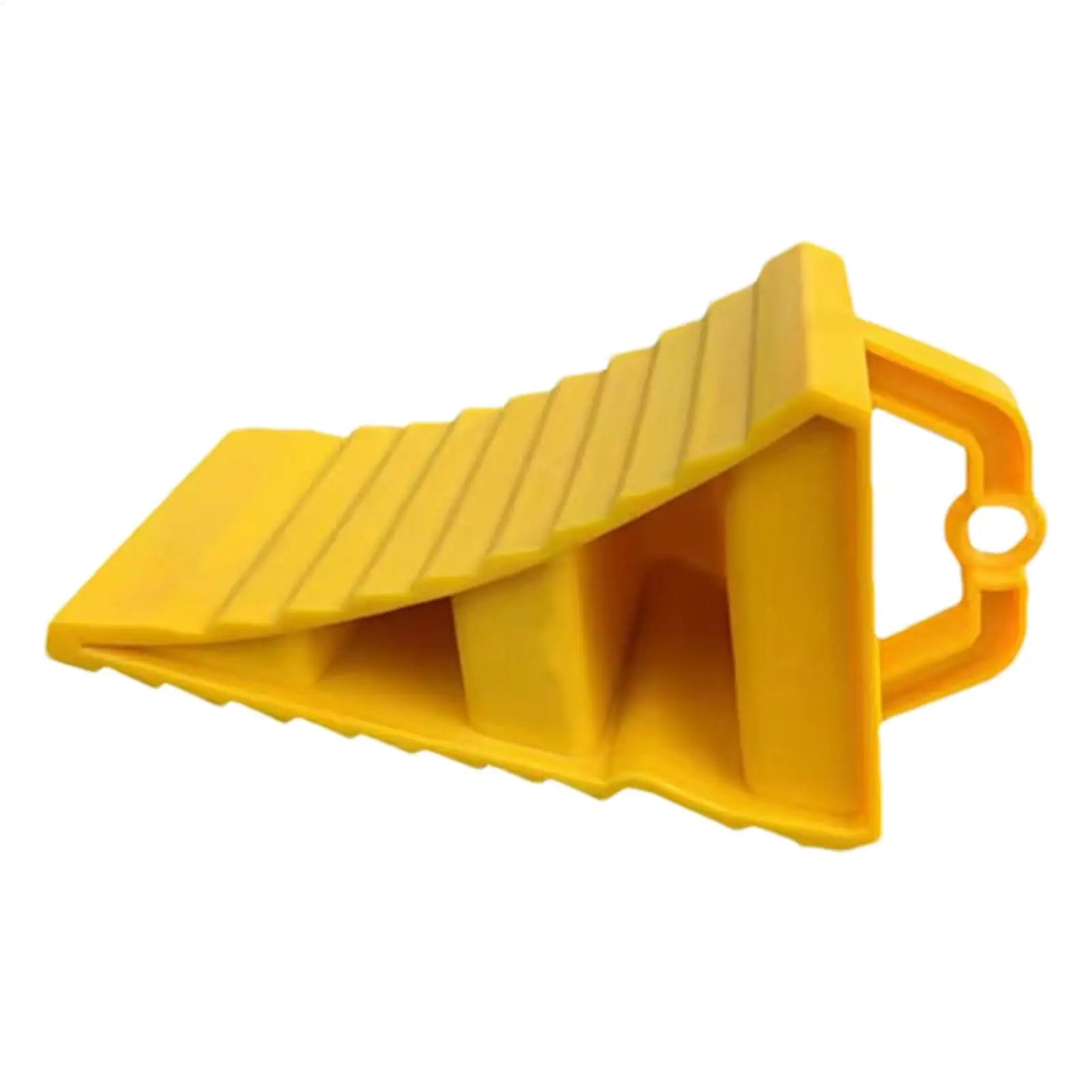 Wheel Chock for Truck Multipurpose Anti-Slip Wheel Chocks Vehicles Wear-Resistant Tire Stopper Yellow Tire Chocks for Cars RVs Qme