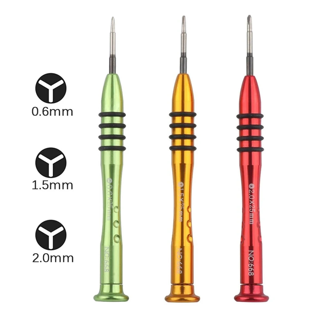 Phone Repair Screwdriver Multifunktion Tool For Phone For Watch Kit Y0.6/Y1.5/Y2.0 Aluminum Alloy High Quality Qme A