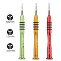 Phone Repair Screwdriver Multifunktion Tool For Phone For Watch Kit Y0.6/Y1.5/Y2.0 Aluminum Alloy High Quality Qme A