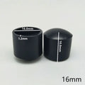 16Pcs Silicone Table Chair Leg Tips Caps Black/Transparent Non-slip Floor Protector Furniture Bottom Reduce Noise End Covers Qme Black-16mm 16Pcs