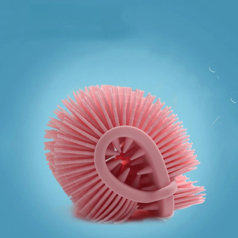 Double Sided Silicone Shower Brush 2 In 1 Exfoliating Body Brush Multi-Function Skin Cleaning Silicone Bath Brush Massage Brush Qme