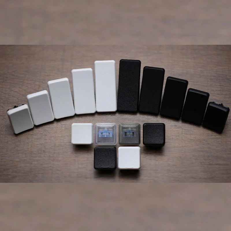 Chocfox 10PCS CFX Low Profile PBT Keycaps For Kailh Choc Switch Mechanical Keyboard Blind key/1/1.25/1.5/1.75/2/2.25u Keycaps Qme