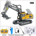 RC Car Children Toy Remote Control Car Toy Boy Radio Control Excavator Dump Truck Bulldozer Electric Grab Pushdozer Kid Toy Gift Qme Excavator