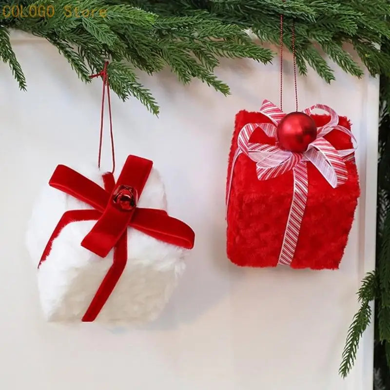 Soft Velvety Christmas Tree Decors Holiday Hanging Ornament Qme