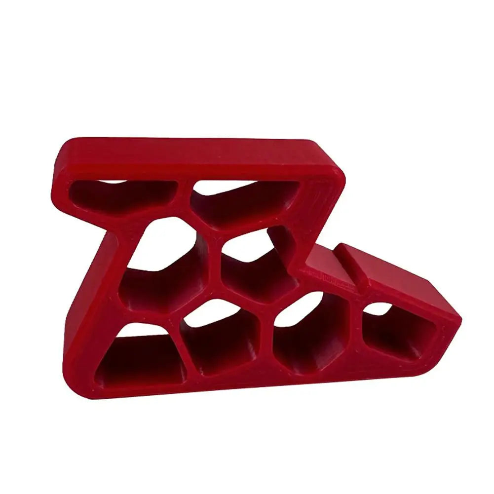Heavy-Duty Window Door Stop Wedge Non-slip Balcony Door with Track Lock Stopper Easy To Install Remove Doors Anti-wind Holder Qme Red