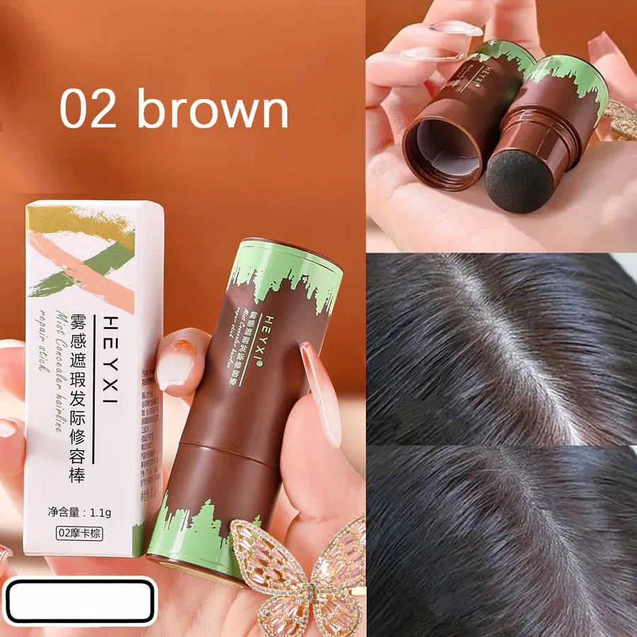 Refreshing Hairline Powder Waterproof Sweat Resistant Long-lasting Qme 02 brown
