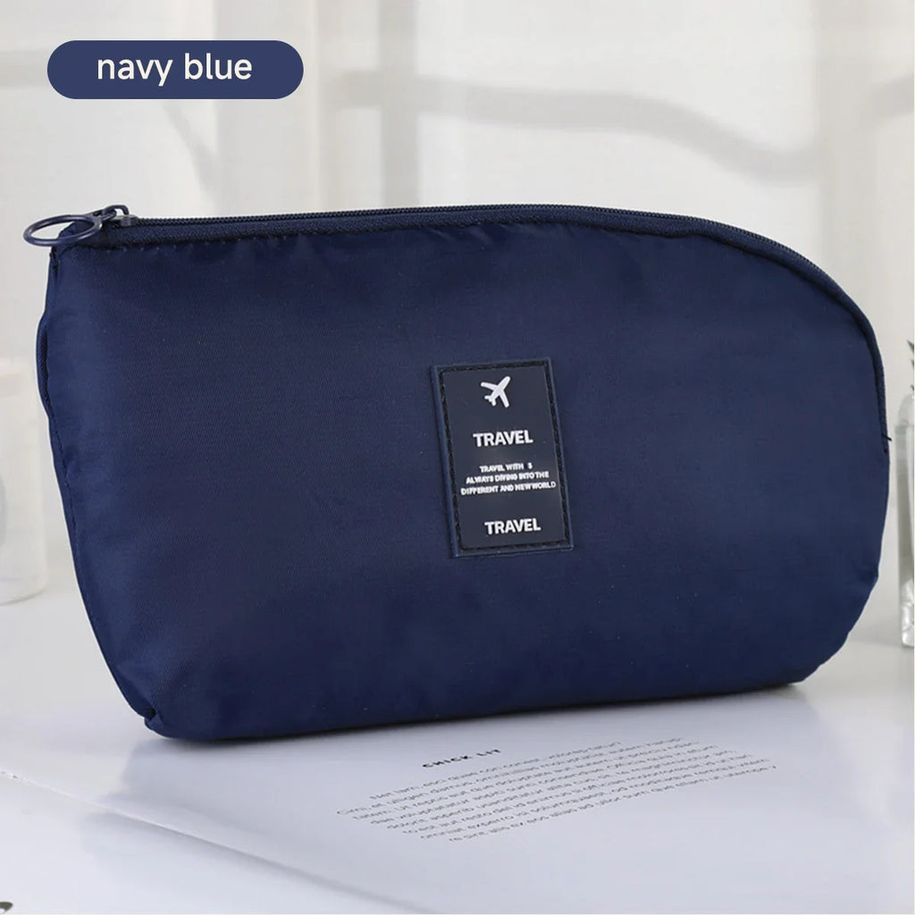 Travel Accessory Cable Bag Portable Digital USB Electronic Organizer Gadget Case Travel Cellphone Charge Mobile Charger Holder Qme Dark Blue