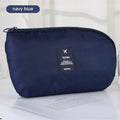 Travel Accessory Cable Bag Portable Digital USB Electronic Organizer Gadget Case Travel Cellphone Charge Mobile Charger Holder Qme Dark Blue
