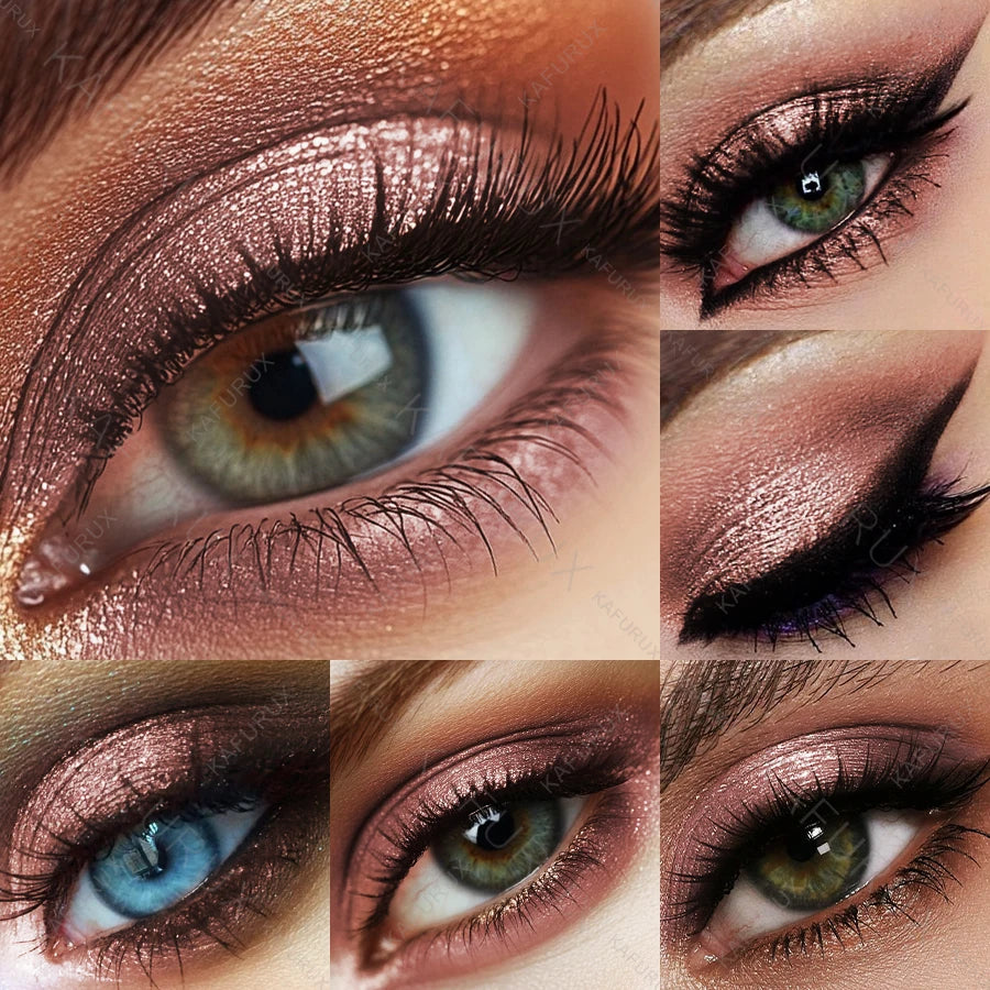 Metallic Glitter Eyeshadow Pencil Waterproof Pearlescent Nude Eye Qme