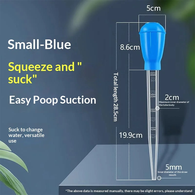 Fish Tank Vacuum Cleaner Simple Cleaning Tool Aquarium Water Qme S