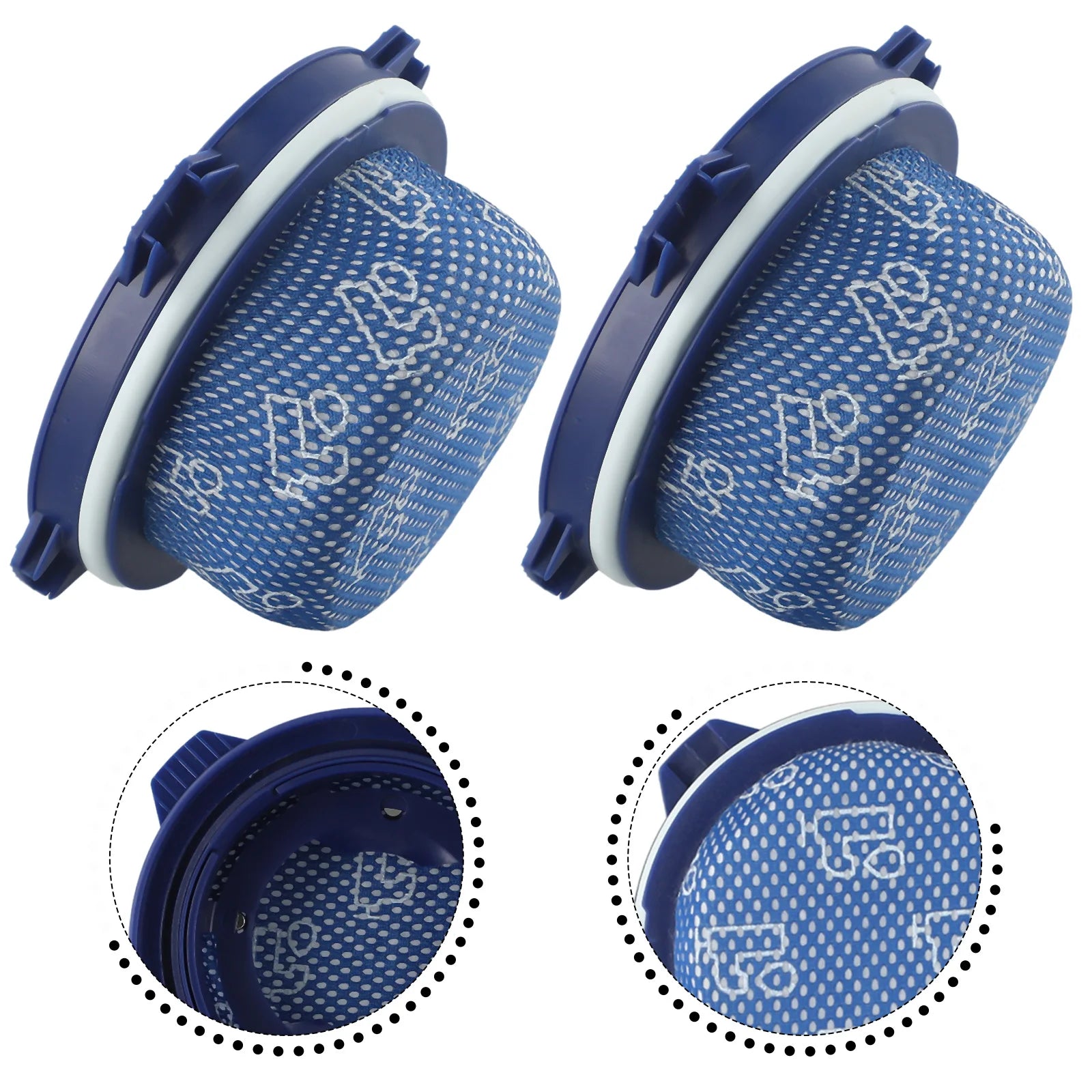 Efficiently Block Fine Particles with Vacuum Filters for SAMSUNG Jet 75 Jet 90 Jet 70 Jet 75+ Jet 60 DJ9702649A Qme