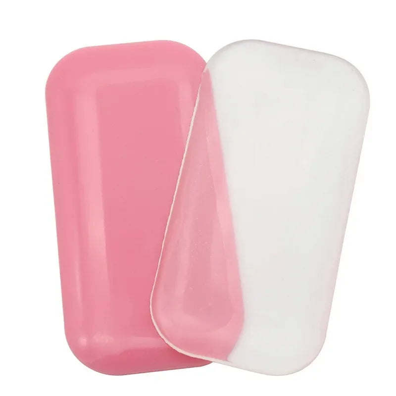 Eyelash Extension Forehead Sticker Pad Silicone Pink Transparent Qme