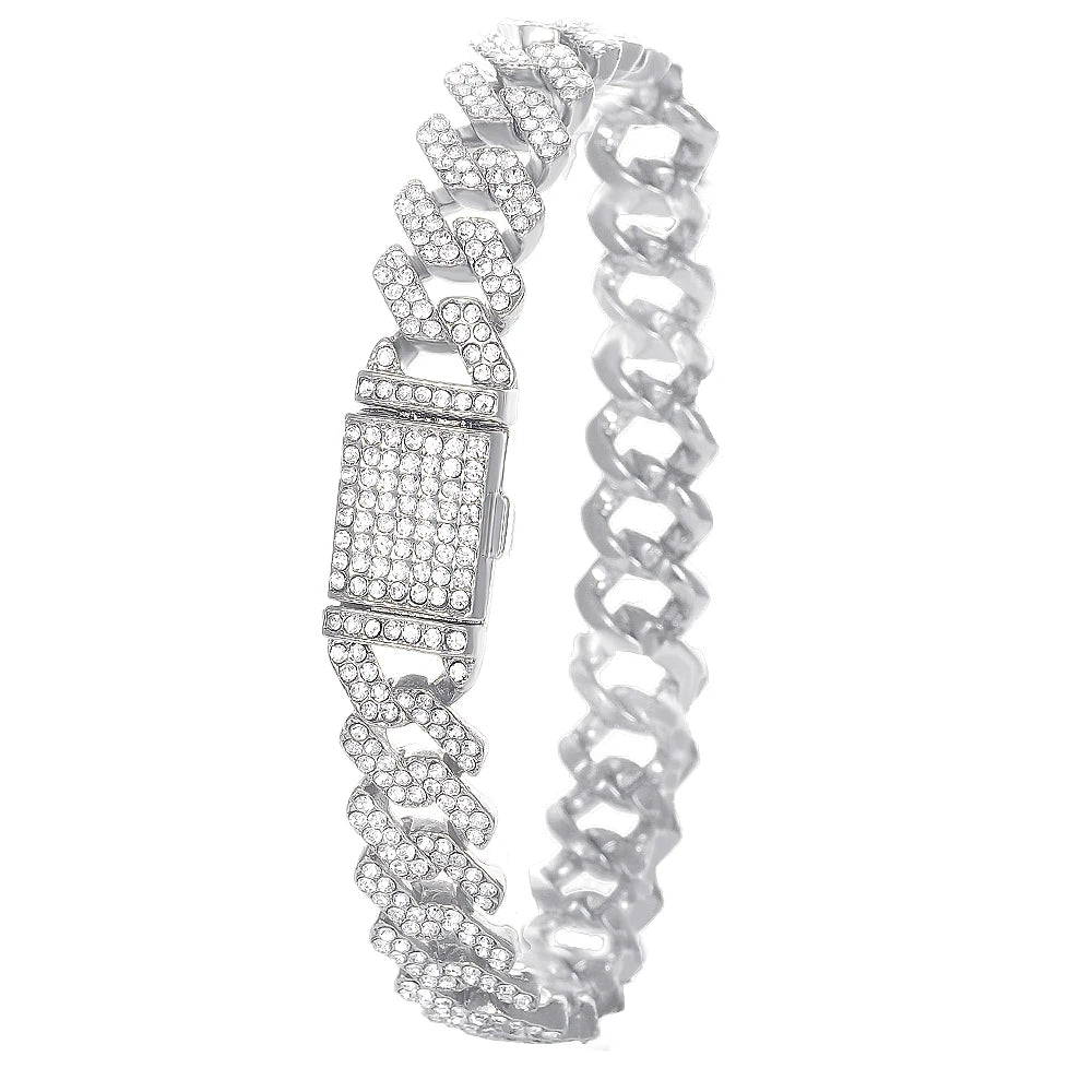 Luxury Moissanite Iced Out Watches Hip Hop Bust Down Unisex Diamond Watch, Stainless Steel Moissanite Studded Wrist Watch Qme