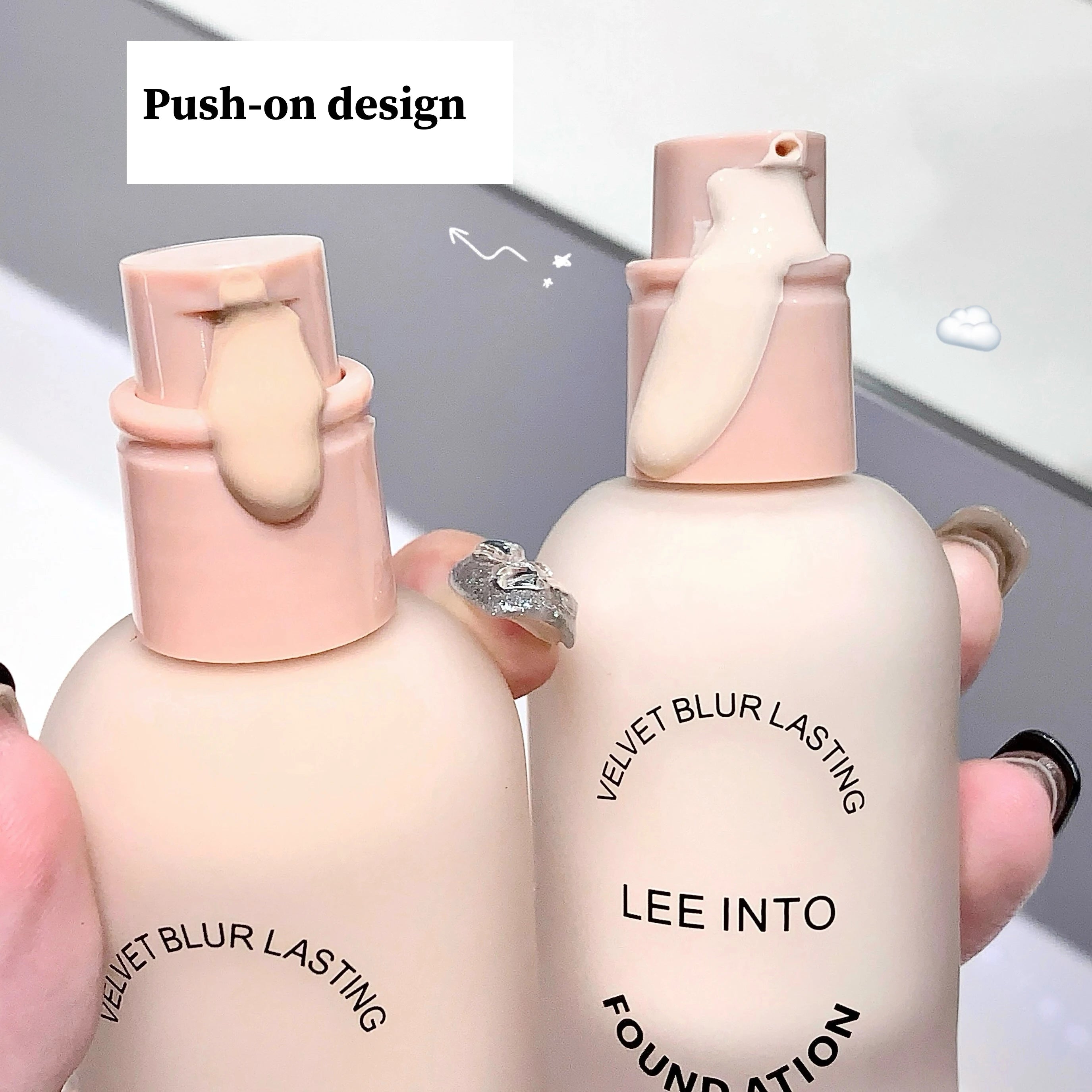 LEEINTO Soft Skin Liquid Foundation Light Clear Misty Concealer Qme