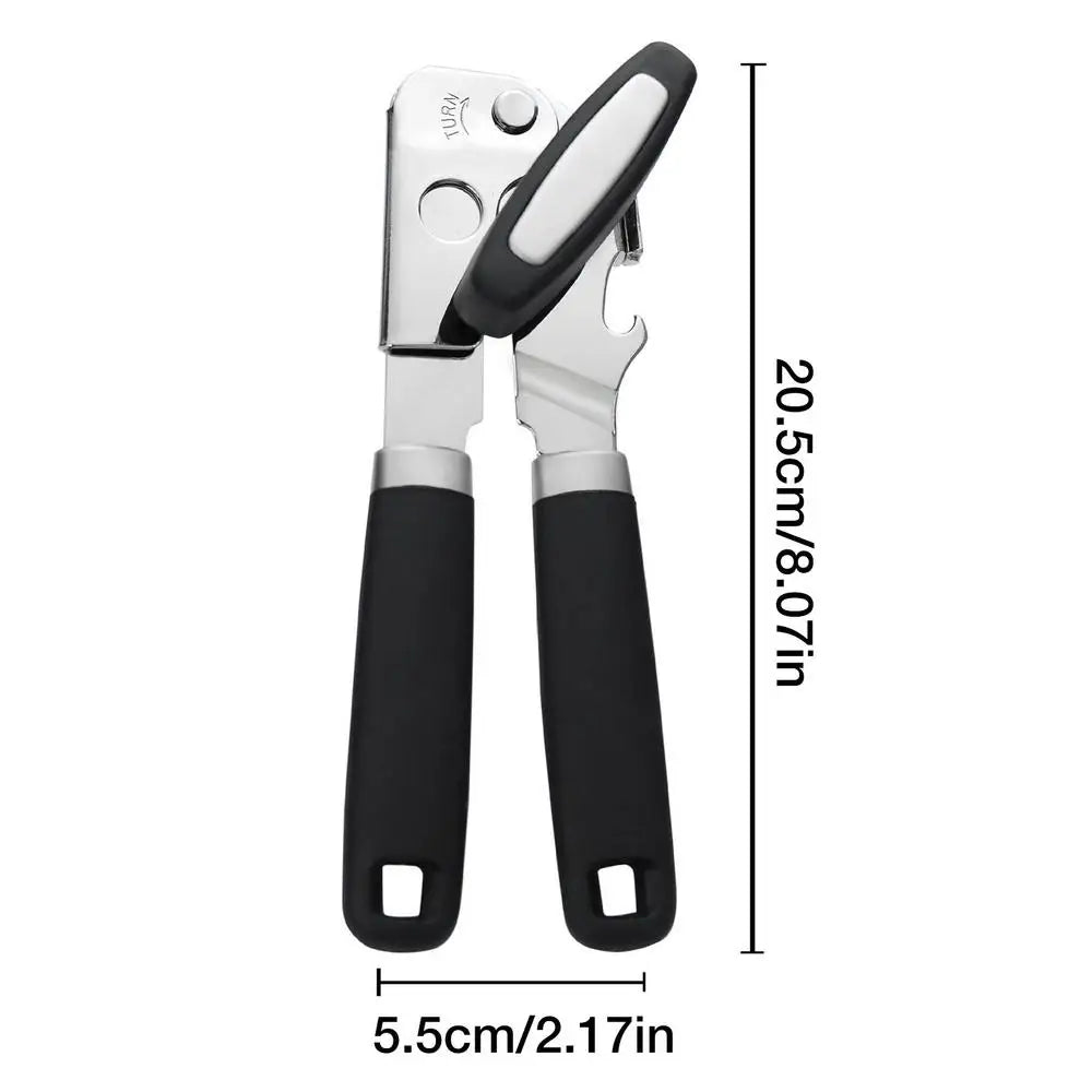 Hand Held Can Opener Kitchen Can Opener Magnetic Grippers Tools With Non-Slip Handle Lid Remover For Kitchen Canning Counter Qme 01 China Mainland