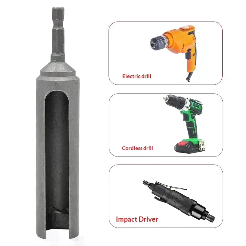 8- Extended Opening Sleeve Electric Screwdriver Socket Head Hexagon Qme